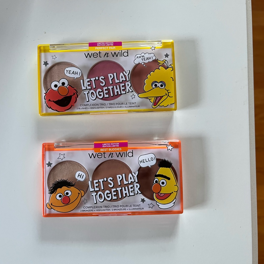 Wet N Wild Sesame Street Let’s Play Together Best Buddies & Perfect Pair Limit